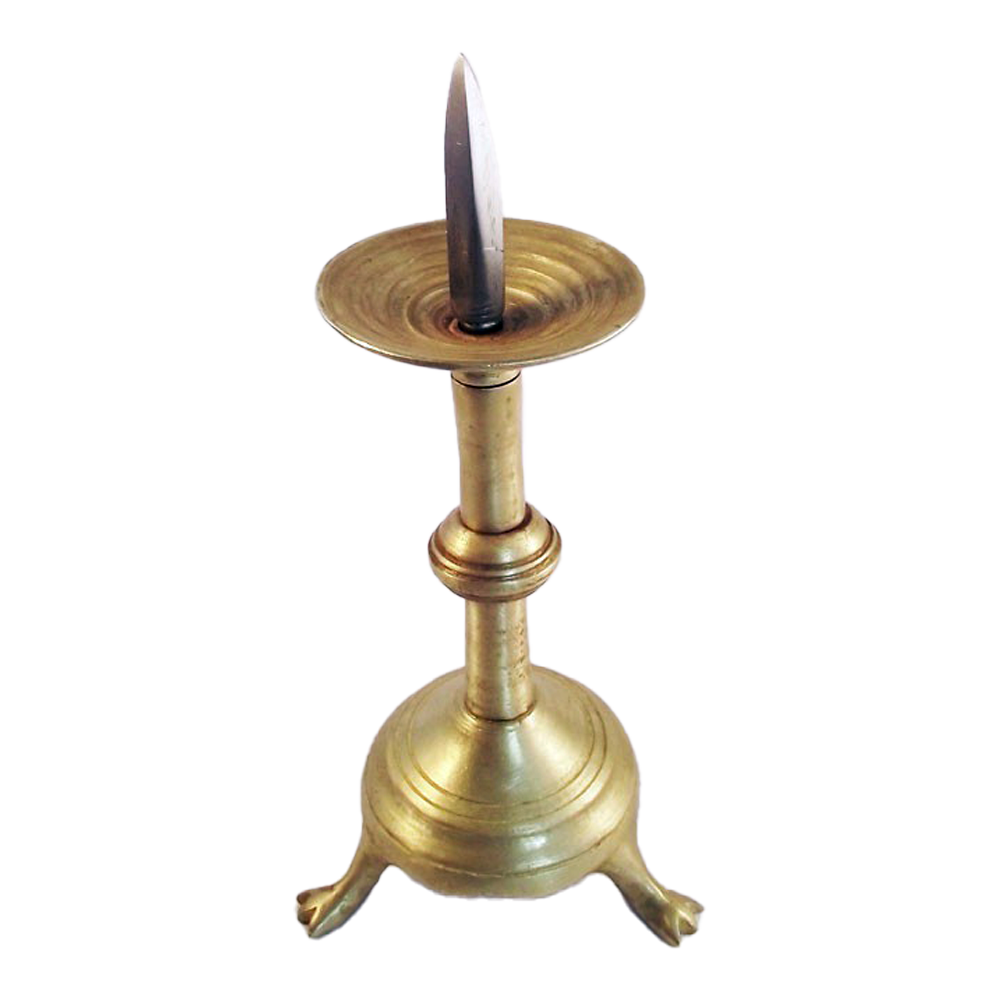 Replik Messing-Kerzenständer, nach Original aus dem 13. Jahrhundert